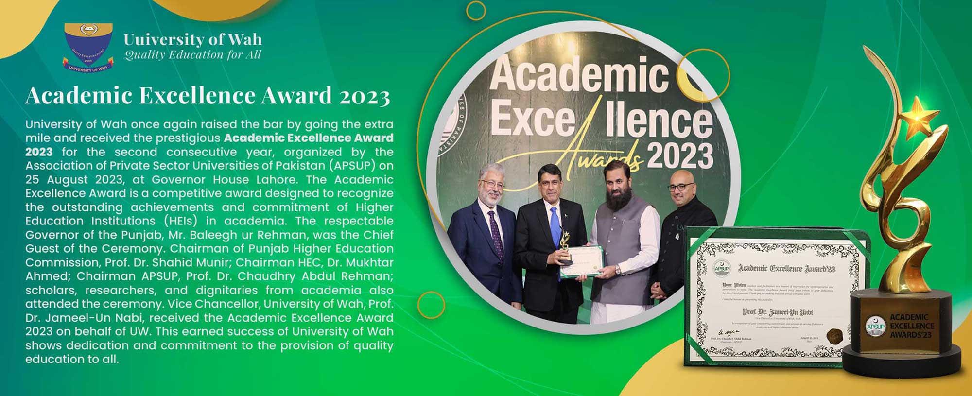 Academic Excellence Award 2022