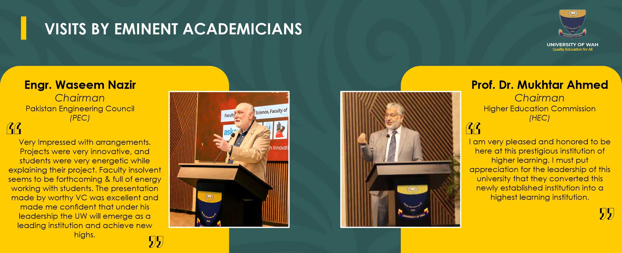 Visits By Eminent Academicians